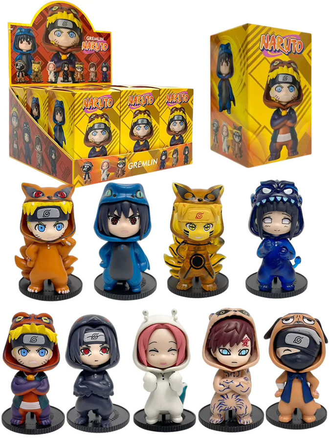 Bandai Naruto Anime Actionfigur, 9-teiliges Set - Bild 5