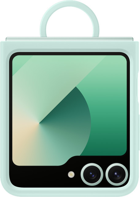 Samsung Silicone Case für Galaxy Z Flip7 FE und Flip6 in Mint Green - Bild 1