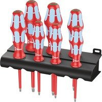 Wera 3167 i/7 Torx Schraubendrehersatz aus Edelstahl mit Rack in Rot - Bild 1