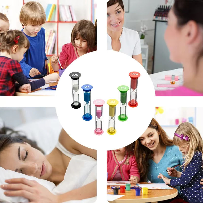 Bunte Sanduhr aus Glas als dekorativer Timer für Kinder und Wohnkultur in verschiedenen Zeitintervallen - Bild 5