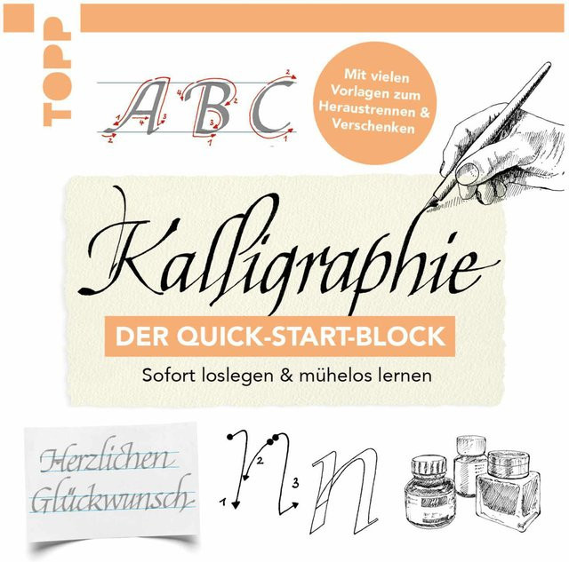 TOPP Kalligraphie - Der Quick-Start-Block in Multicolour - Bild 1