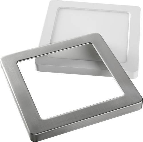 Heitronic 500959 Einbaurahmen in Nickel gebürstet, silberfarben - Bild 1