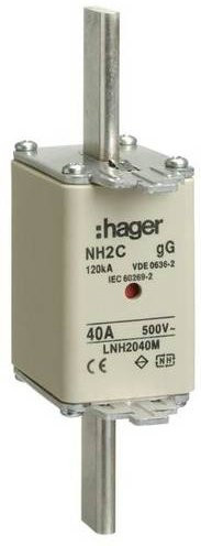 Hager NH-Sicherung LNH2040M 40A Set mit 3 Stück in Weiß - Bild 1