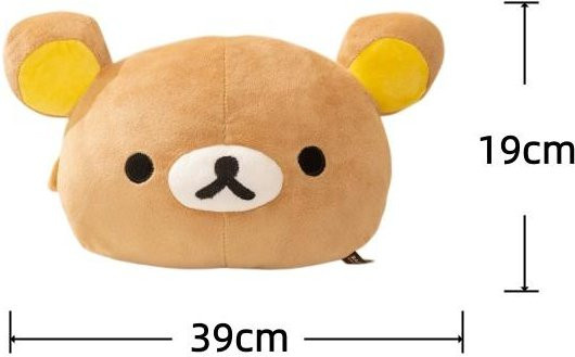 Yiran toy Rilakkuma Plüsch Sitzkissen, Lendenstütze, Nackenkissen, ab 14 Jahren - Bild 1