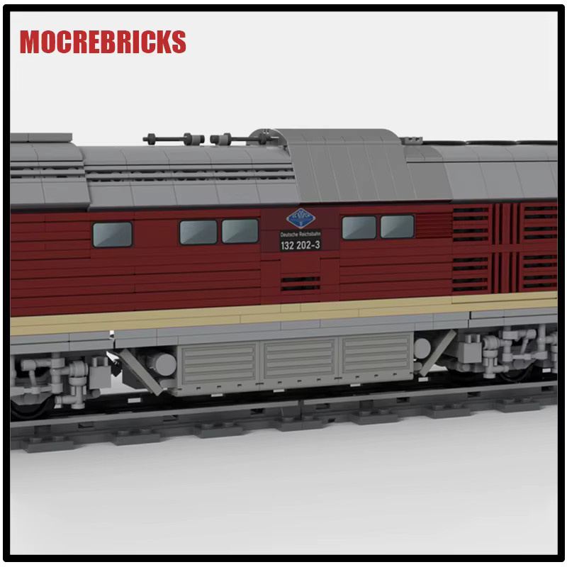 MOCREBRICKS Industrielle Diesellokomotive Baustein-Set - Bild 2