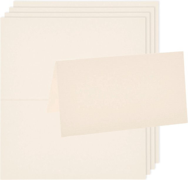 Rico Design Paper Poetry Luxury Tischkarten in Sand - Bild 1