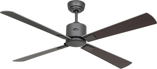 CASAFAN Deckenventilator Eco Neo III WiFi mit Fernbedienung, Basaltgrau und Flügel Wenge/Silber, Durchmesser: 132 cm - Bild 1