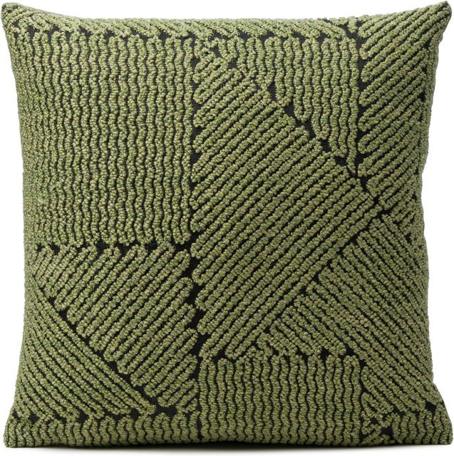 Kissenhülle SHERWOOD von gozze in Grün mit grafischem Design, quadratisch, B/T/H: 40 x 40 x 40 cm - Bild 1
