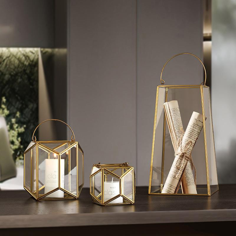 Geometrisches Glas-Blumendekor für Mikrolandschaften und DIY-Displaydekorationen Type A - Bild 3