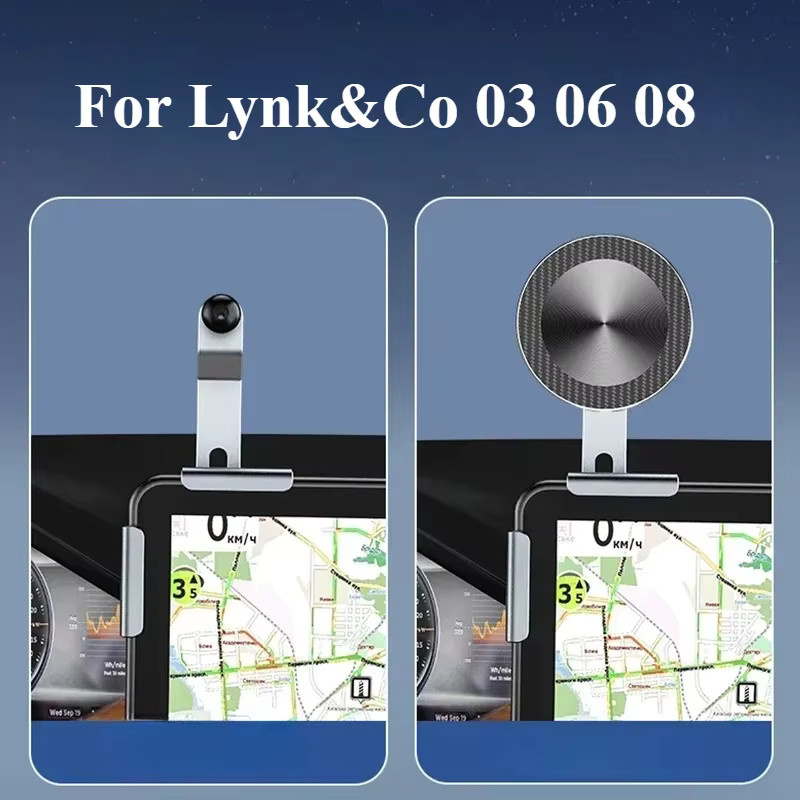 Magnetische Handyhalterung aus Aluminiumlegierung für Lynk & Co 03 06 08 in Silber - Bild 1