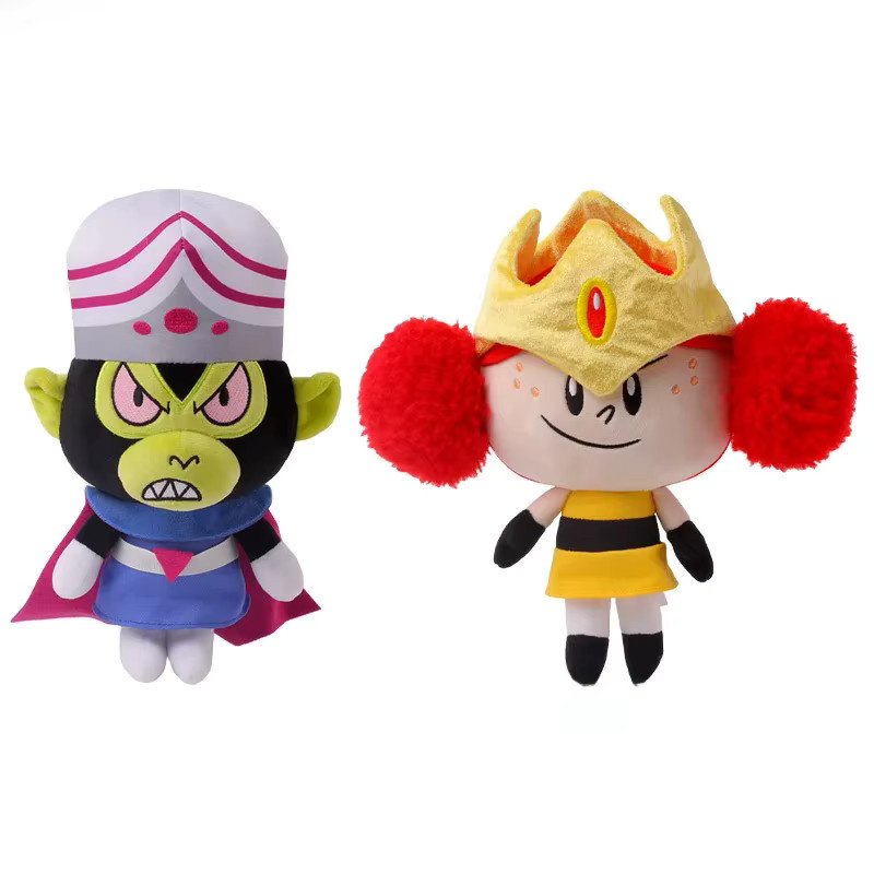 HUGKIS Powerpuff Girls Prinzessin Morbucks und Mojo Jojo, Plüschtiere, 25 cm - Bild 3