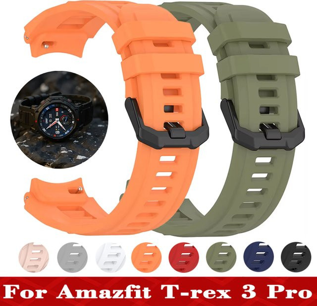 Amazfit Uhrenarmband Silikon, Unisex, 48 mm - Bild 1