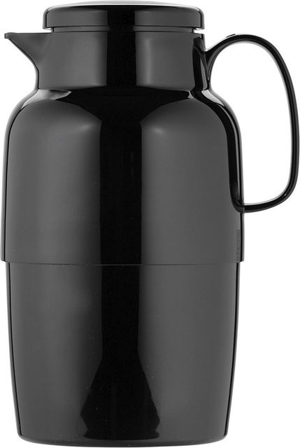 Helios Isolierkanne Schwarz mit 2,0 l Volumen, Durchmesser: 15,6 cm, Höhe: 27,3 cm - Bild 1