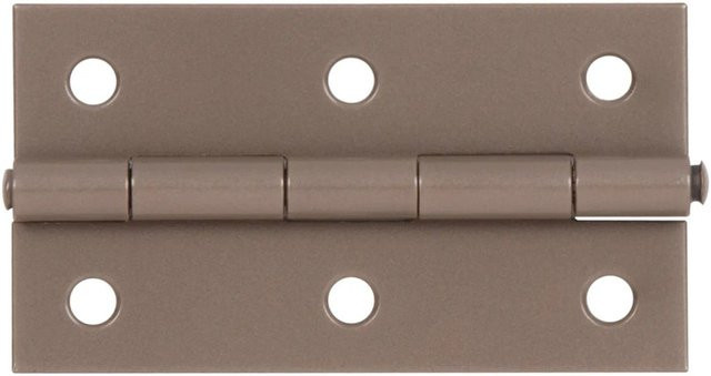 GAH Alberts Duravis Scharnier Schmal Perlbeige Duplexbeschichtet B/H/T: 80 x 125 x 40 mm - Bild 1