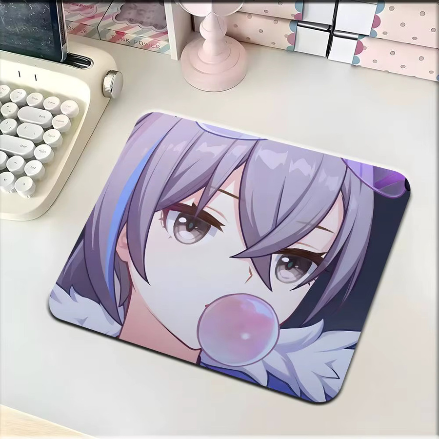 Moetch Anime Honkai Star Rail Silber Wolf Mousepad Multicolor rutschfest für Tastatur und Laptop - Bild 4