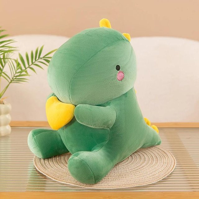 Binchi Fitness Dinosaurier-Stofftierpuppe, grün, 28cm, ab 6 Jahre - Bild 1