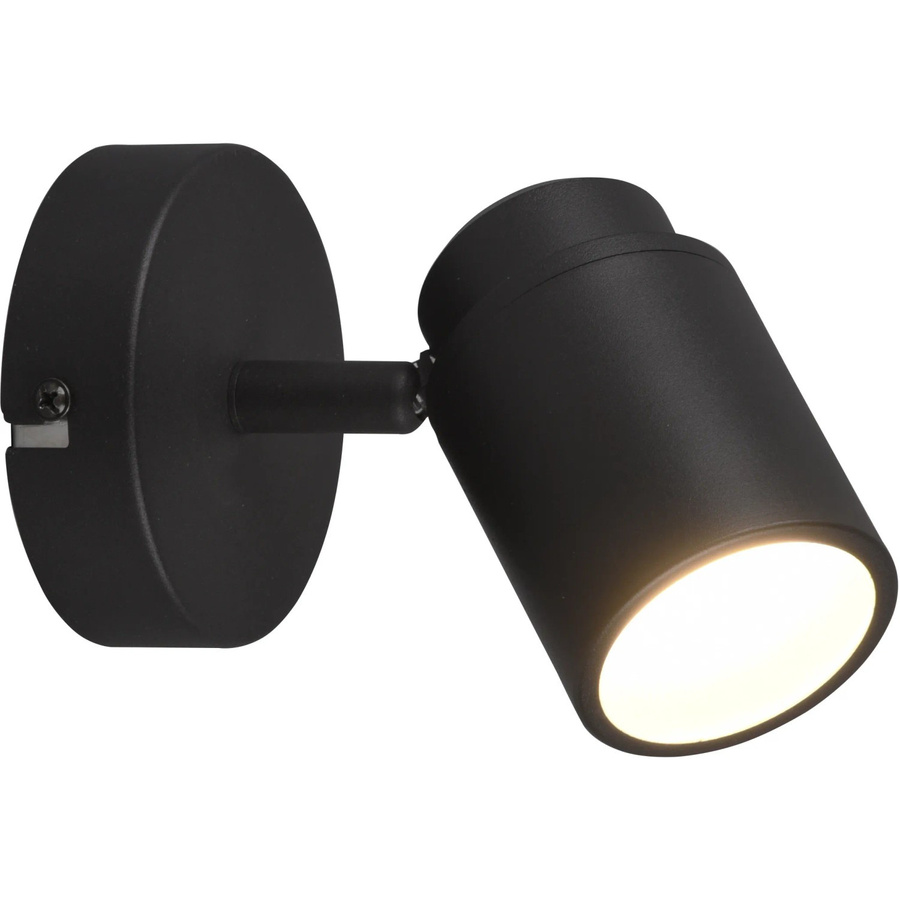 Trio Strahler Angelo LED Wandstrahler Schwarz Matt B/T/H: 15,5 x 10,5 x 9,0 cm - Bild 2