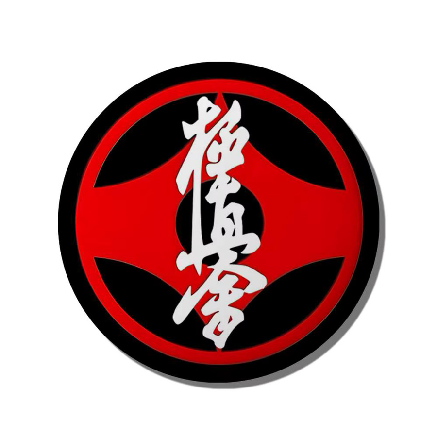 Brosche Kyokushin Karate Rundes Abzeichen, Bunt - Bild 5
