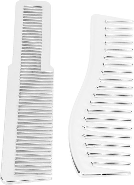 Koogeelife Haarkamm Set, Weite und feine Zinken, für lockiges Haar, weiß - Bild 1
