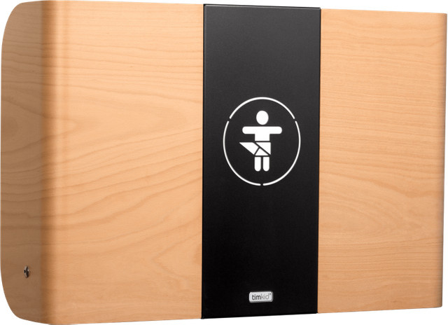timkid Wandwickeltisch KawaQ in Buche und Anthrazit, B/T/H: 83 x 60,5 x 56,2 cm - Bild 1