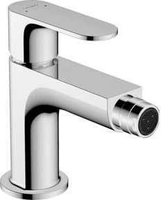 Hansgrohe Bidet-Einhebelmischer Rebris S in Chrom mit Pop-up-Abfluss und Ausladung 120 mm - Bild 1