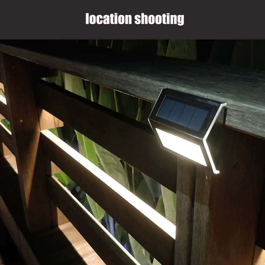 Romellar Solar-LED-Außenleuchte aus Edelstahl in Silber und Weiß mit warmweißem Licht für Treppen, Wege und Terrassen - Bild 5