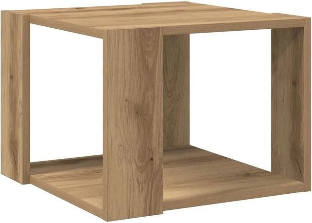 vidaXL Couchtisch Artisan-Eiche in Braun aus Holzwerkstoff B/T/H: 40 x 40 x 30 cm - Bild 1