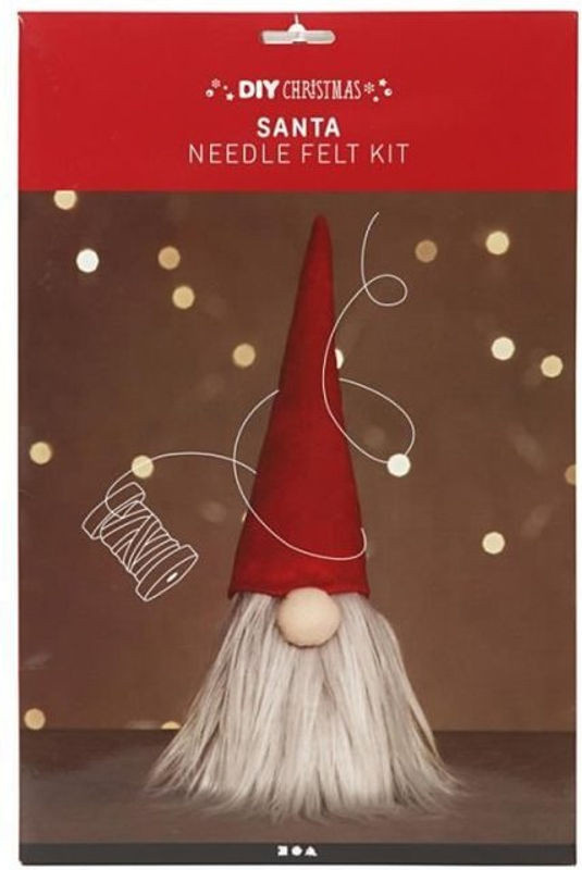 You do it Weihnachtsmann Bastelset als rote Weihnachtsdekoration aus Textil - Bild 1