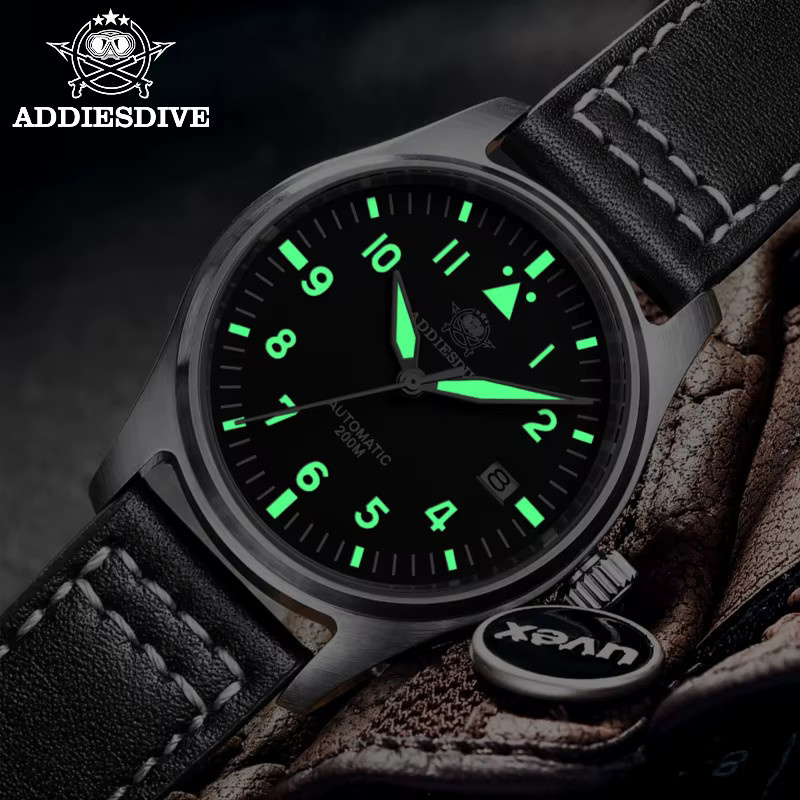ADDIESDIVE Armbanduhr, Automatik, Edelstahl, Saphirglas, Herren - Bild 4