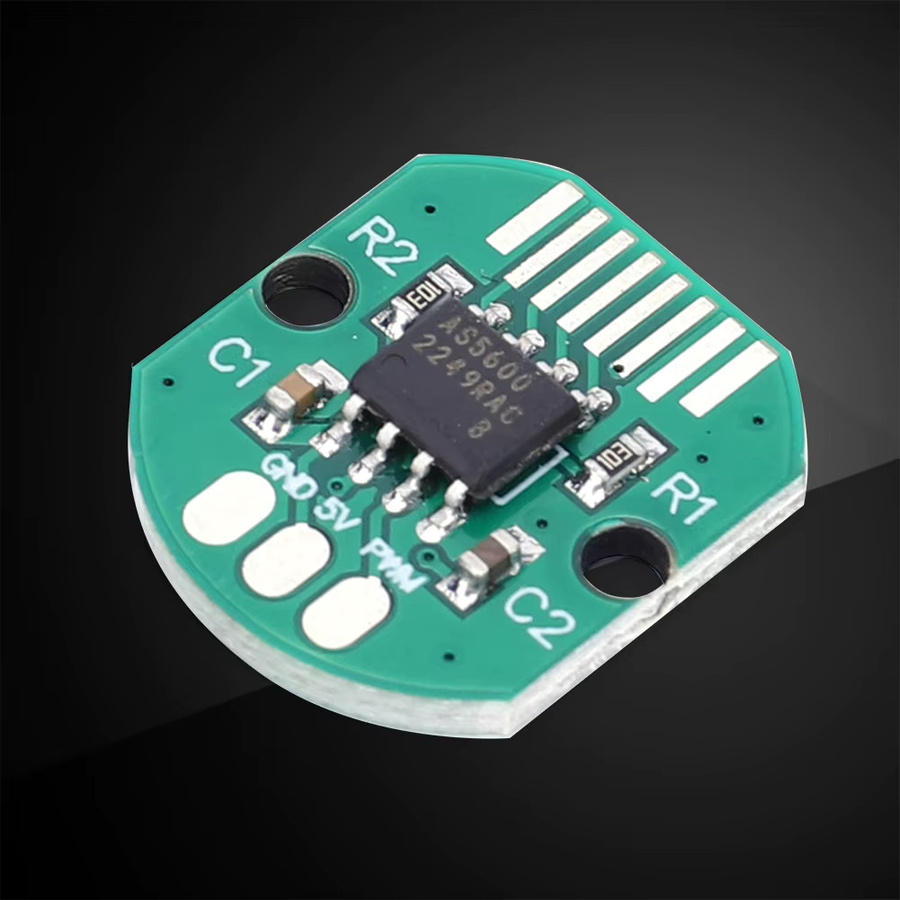 ALLOYSEED AS5600 Magnetischer Induktions-Winkelmesssensor Modul Hochpräziser 12-Bit Absolutwert-Encoder mit PWM und I2C Schnittstelle in Grün - Bild 3