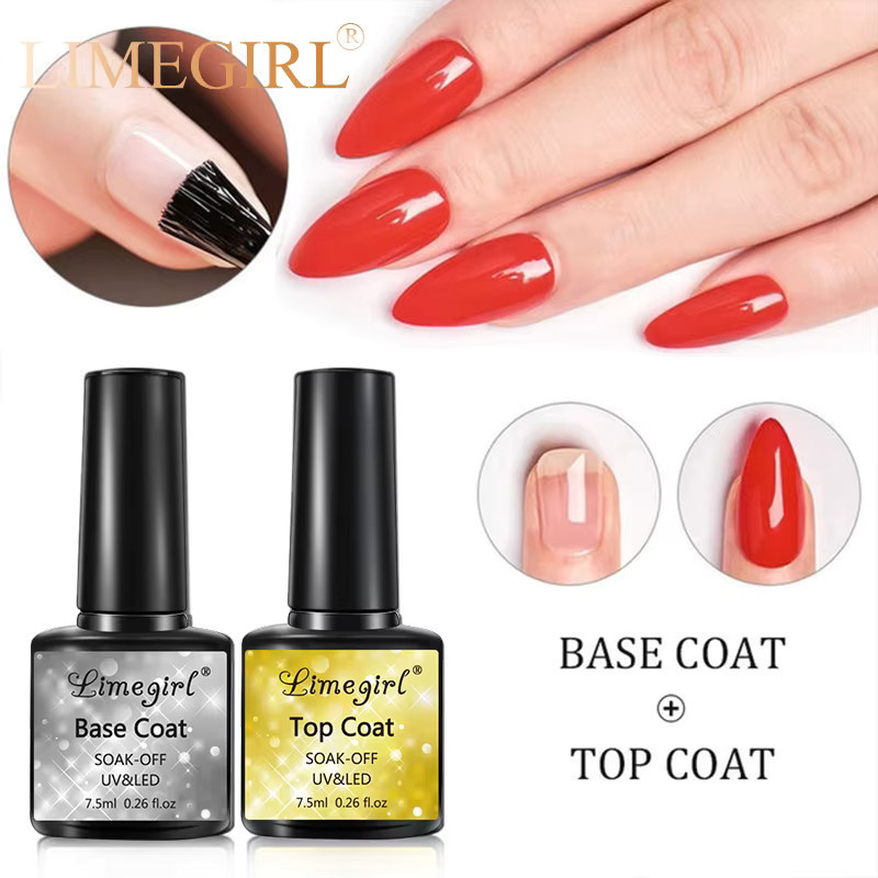 LIMEGIRL Matt Top Gel Base Primer, 7,5 ml - Bild 2