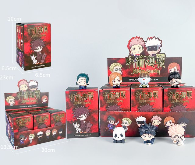 Bandai Jujutsu Kaisen Blind Box Staffel 2 Daily Edition, 7-teiliges Set, Figuren - Bild 1