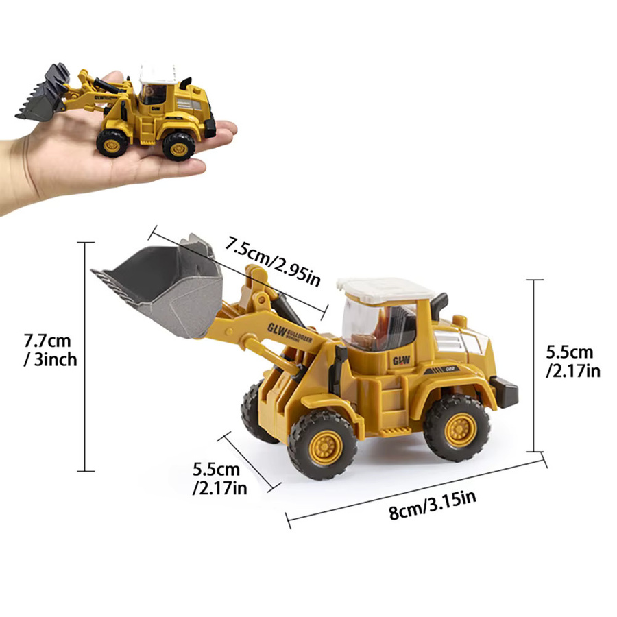 yikesong Tower Crane Baumodell, 1:70, Metall, Kunststoff, Gelb - Bild 1