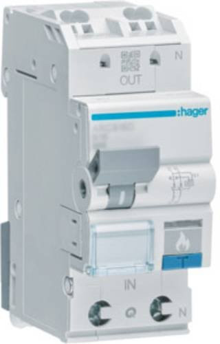 Hager ARC966D Brandschutzschalter 2polig 16A 230V in Blau und Weiß - Bild 1