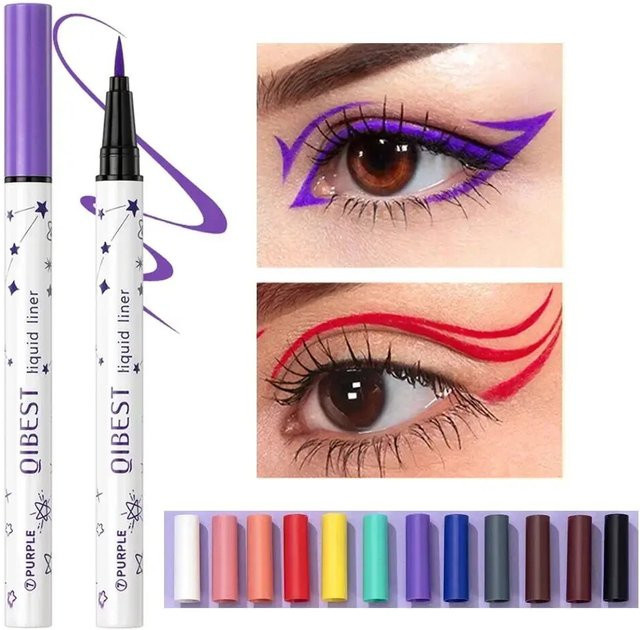 QIBEST Eyeliner, flüssig, matt, Unisex - Bild 1