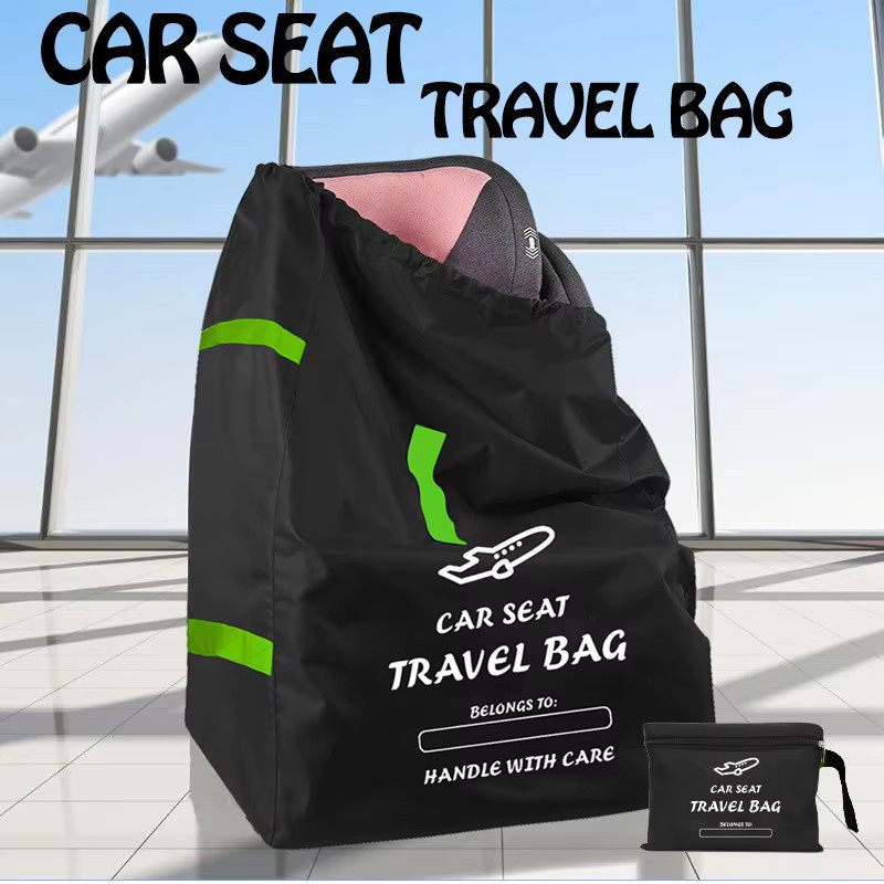Universal Staubbeutel und Reisetasche für Baby Kinderwagen mit Schultergurt in Schwarz - Bild 1