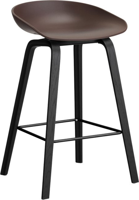 HAY About A Stool AAS 32 Hocker in Purple mit Eichenholz oder Walnussholz und Polypropylen - Bild 1