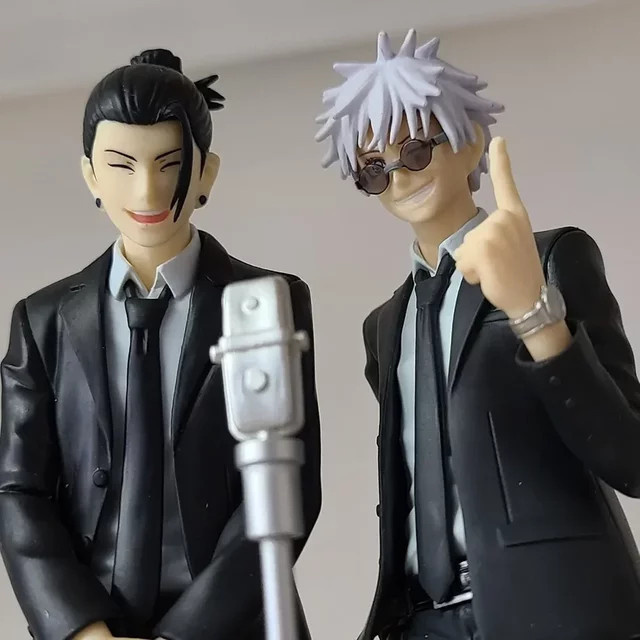 Bandai Jujutsu Kaisen Geto Suguru Gojo Satoru Actionfigur, Einzelfigur, Kunststoff, Schwarz - Bild 1