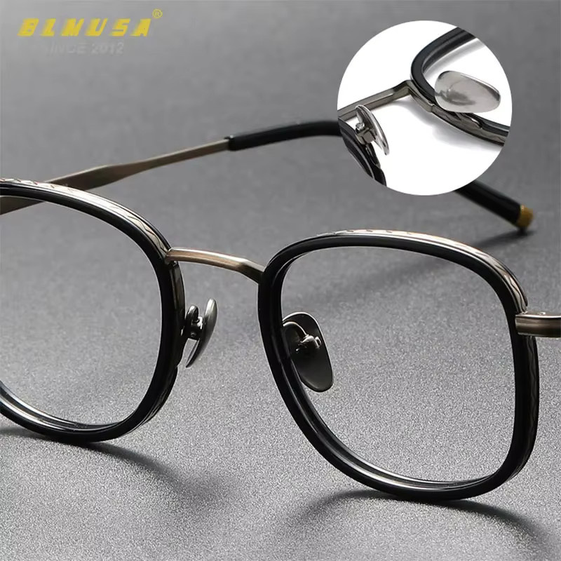 BLMUSA Lesebrille, Titan, Vollrand, Schwarz, Männer - Bild 3