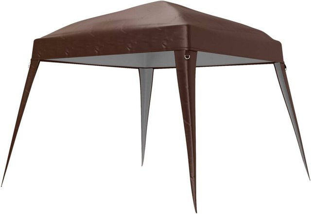 Outsunny Ersatzdach aus Polyester in Braun mit UPF 50+, B/H/L: 300 x 1 x 300 cm - Bild 1