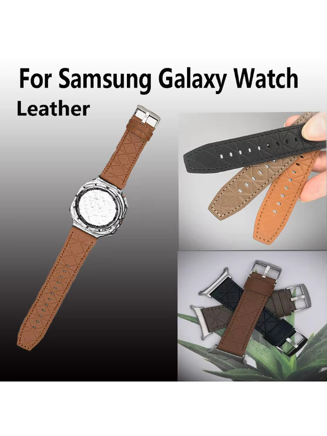 Uhrenarmband Kunstleder, für Samsung Galaxy Watch Ultra 47 mm - Bild 7