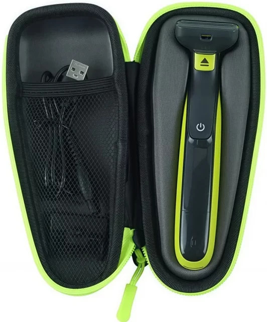 Philips OneBlade Reiseetui QP2530/2520, tragbare EVA-Schutztasche für Rasierer in Schwarz, B/T/H: 18,0 x 7,5 cm - Bild 1