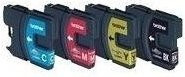 Brother LC980 Value Pack Druckerpatronen-Set für Inkjet-Drucker in Schwarz, Cyan, Magenta und Gelb - Bild 1