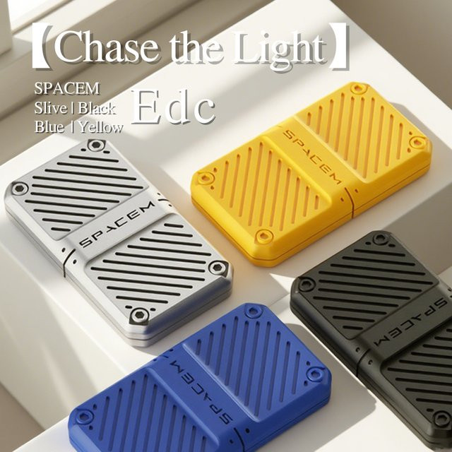 YIJOO DC Magnetische Fidget Slider-Münze haptisches sensorisches Spielzeug zum Stressabbau in Silber oder Schwarz - Bild 1
