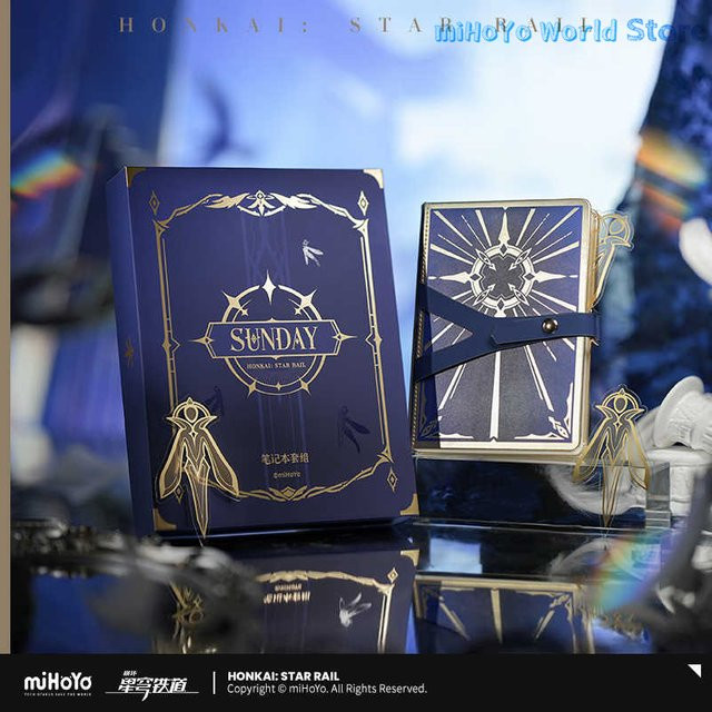 MiHoYo Honkai Star Rail Sunday Notizbuch Set mit Hardcover und blanko Seiten - Bild 1