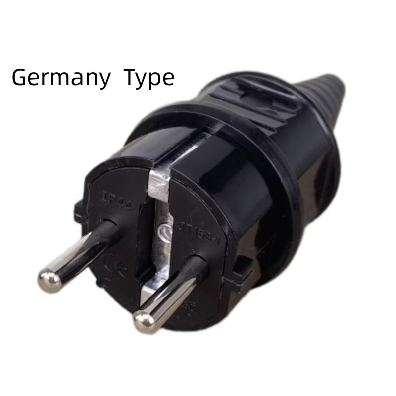 Fengyidz Schuko Netzstecker Typ F 16 A IP44 Schwarz - Bild 3