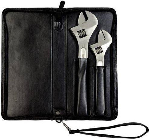 KS Tools Rollgabelschlüssel-Satz Titanium Silber, Schlüsselweite Metrisch 28 - 30mm - Bild 1