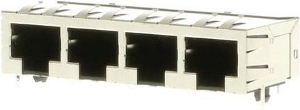 Molex 432238146 Gang Jack Expandable Buchse mit 8 Polen in Weiß - Bild 1