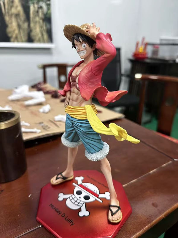 Bandai Ruffy Cap-Pressing Cartoon Desktop Deko-Figur aus Kunststoff, mehrfarbig - Bild 5