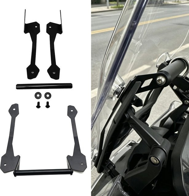 TUTU-MOTO Smartphone Navigationshalterung für BMW F850GS Adventure 2018-2023, Schwarz - Bild 1
